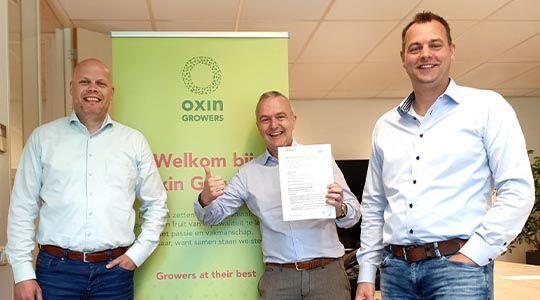 Grower cooperative Oxin Growers has been our sustainable partner for more than 15 years 